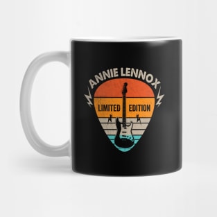 Vintage Annie Lennox Name Guitar Pick Limited Edition Birthday Mug